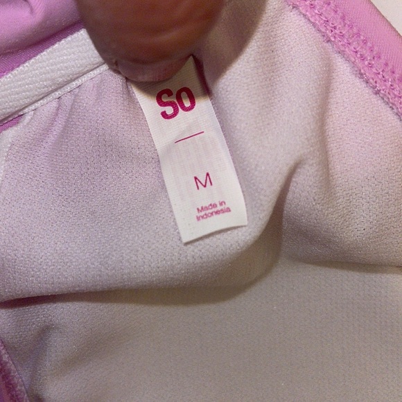 SO Bikini Top Flutter Flounce Top M - Picture 5 of 10